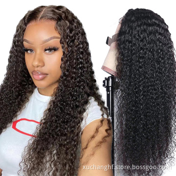 Top Quality Raw Hair 40 Inch Human Hair Blonde Full Lace Wig,Preplucked Glueless Bone Blonde 613 Lace Front Human Hair Wig